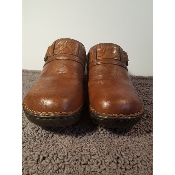 BOC By Born Women's Sz10M Brown Vegan Leather Slip on Clog/Mule Comfort Shoes - Picture 3 of 13
